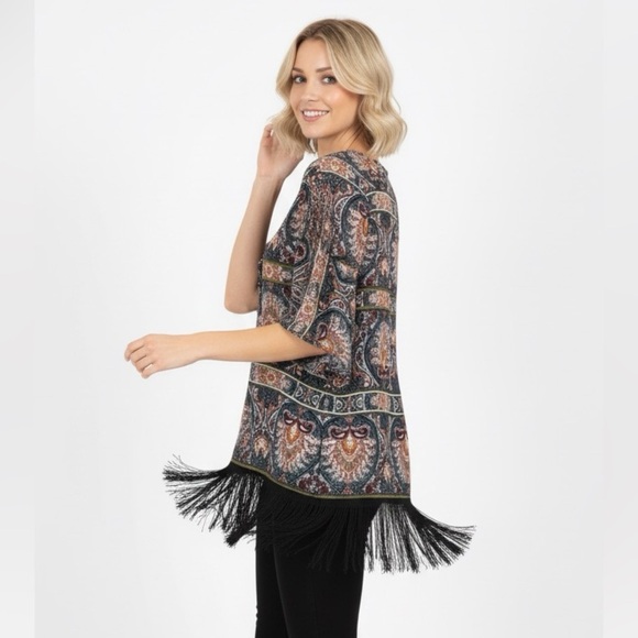 Blu Pepper Dresses & Skirts - Blu Pepper sexy small boho fringe tunic or dress